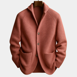 Valentín | CÁRDIGAN DE LANA A COSTE PARA HOMBRE